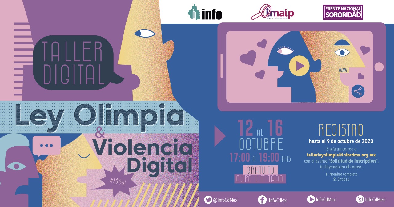 Taller Digital Ley Olimpia Violencia Digital IMAIP