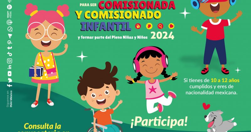 017/2024 IMAIP INVITA A NIÑAS Y NIÑOS DE MICHOACÁN A PARTICIPAR EN CONCURSO PARA SER COMISIONADA Y COMISIONADO INFANTIL 2024